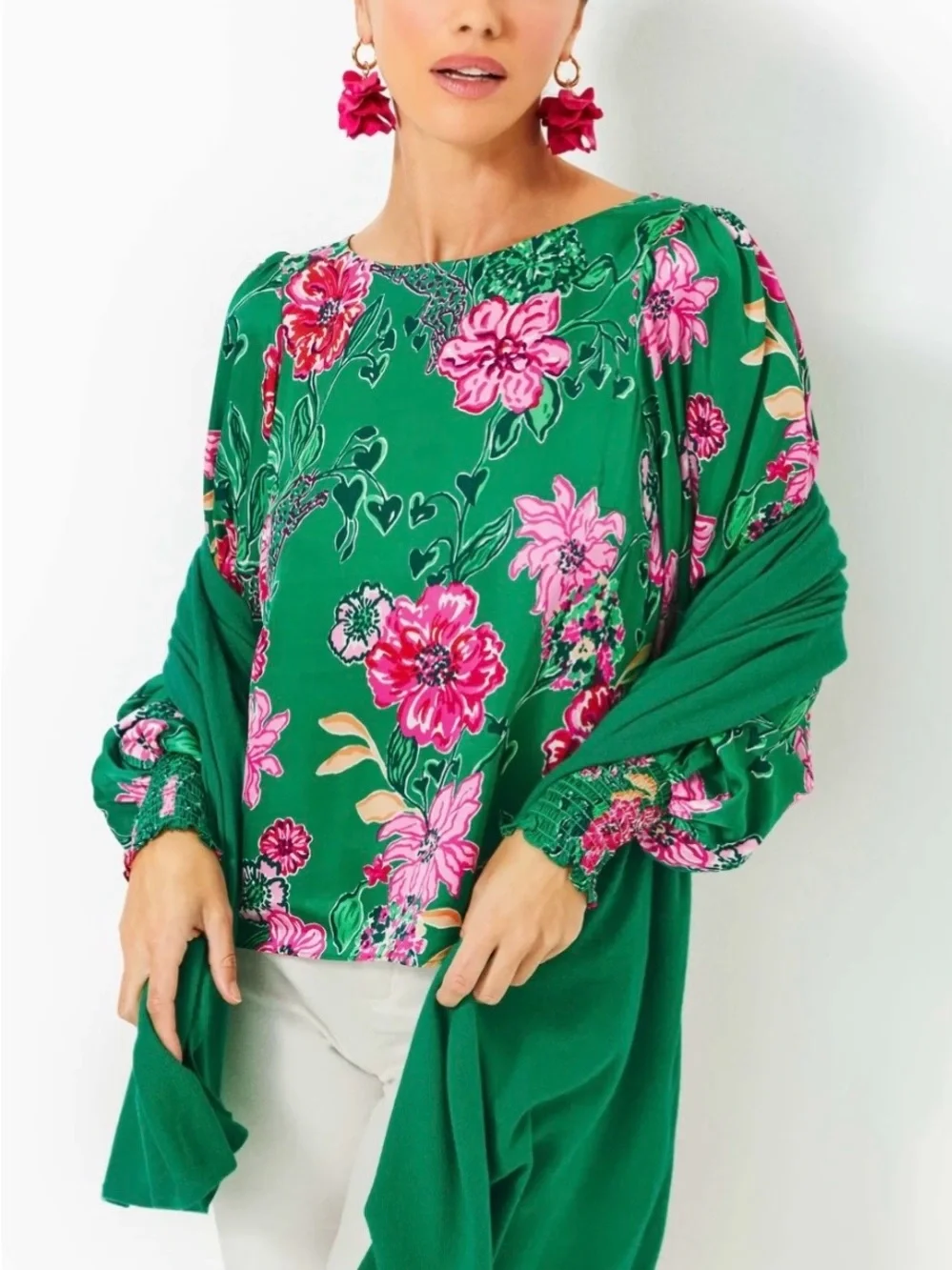 Lilly Pulitzer Green Lanelle Wrap